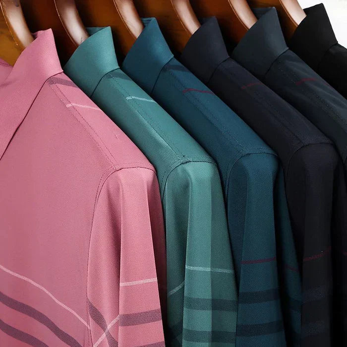Gestreept Deluxe Premium Poloshirt