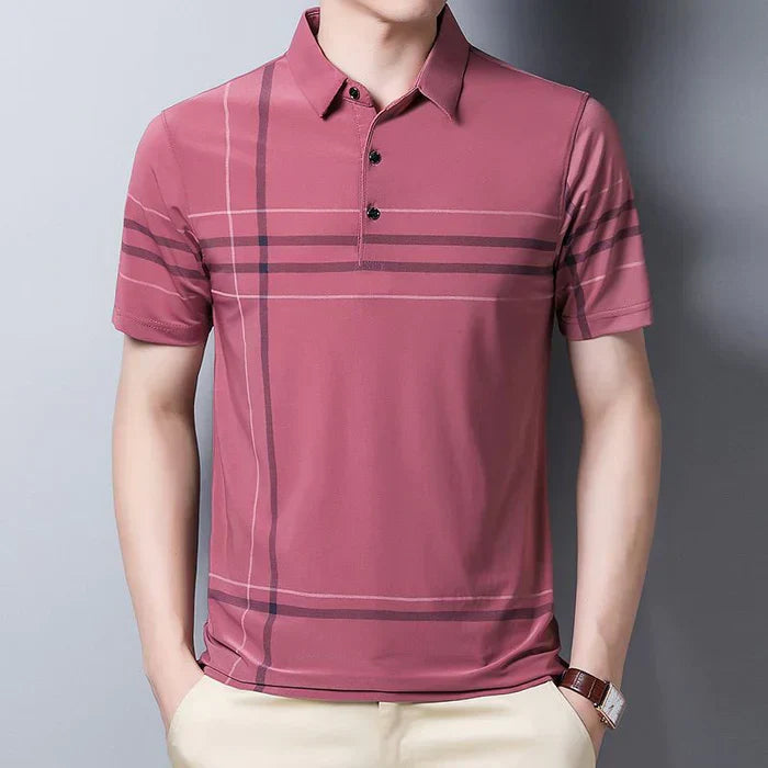 Gestreept Deluxe Premium Poloshirt