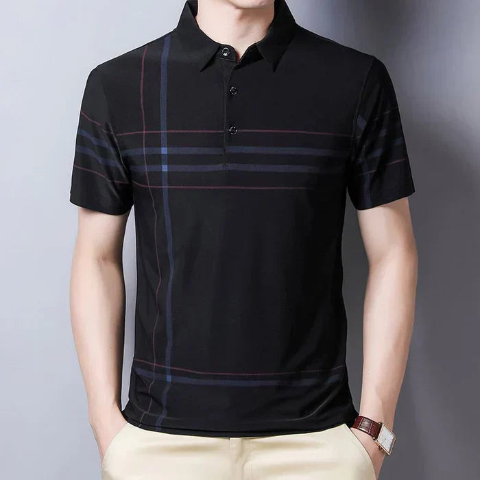 Gestreept Deluxe Premium Poloshirt