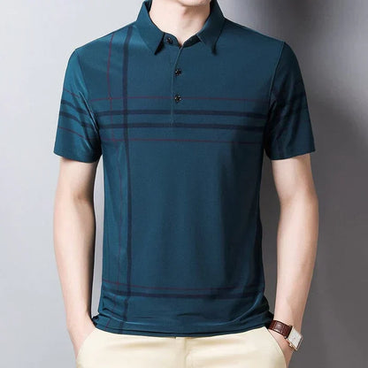 Gestreept Deluxe Premium Poloshirt