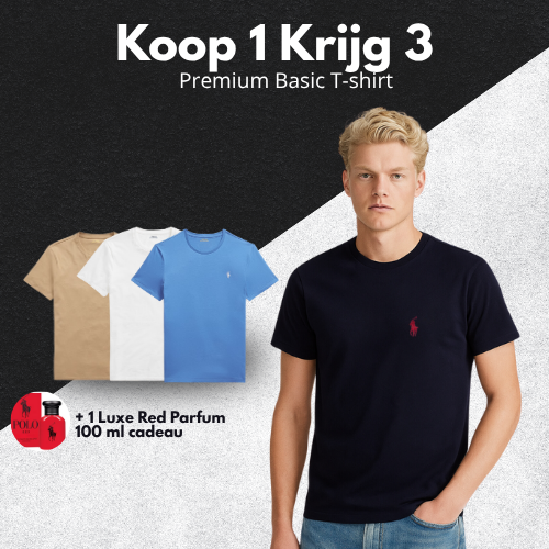 (Koop 1 - Krijg 3) Basic T-Shirt Premium