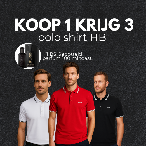 (Koop 1 - Krijg 3) Polo Premium T-Shirt